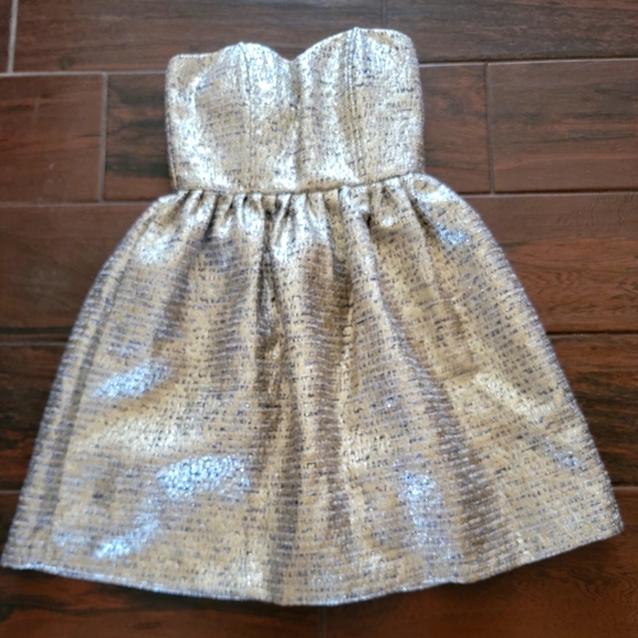 Mini Strapless Dress - Picture 1 of 3